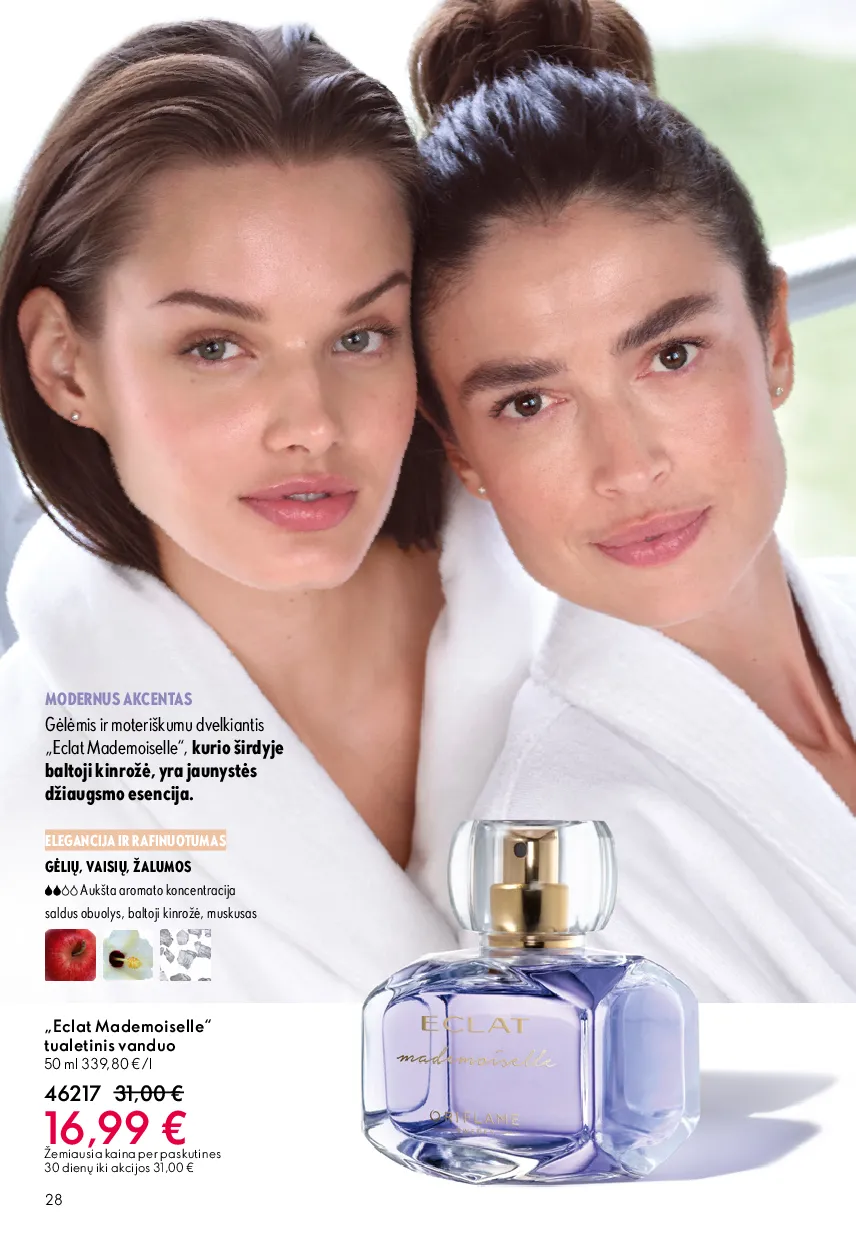 Oriflame akcijos šią savaitę. Galioja nuo 2026-05-13 iki 2026-06-02 – 28 psl.