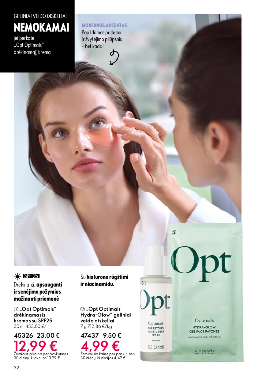 Oriflame akcijos šią savaitę. Galioja nuo 2026-05-13 iki 2026-06-02 – 32 psl.