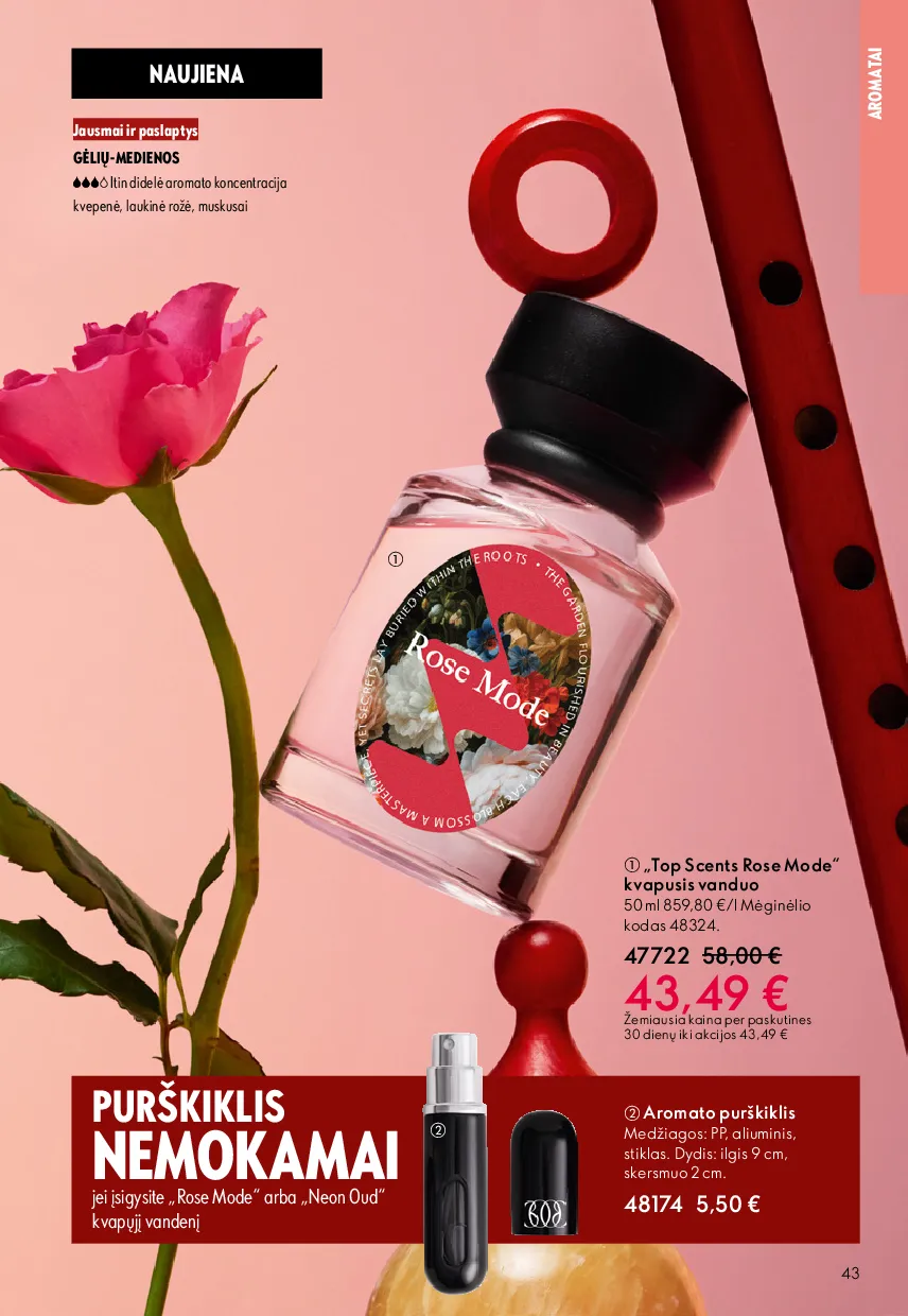 Oriflame akcijos šią savaitę. Galioja nuo 2026-05-13 iki 2026-06-02 – 43 psl.