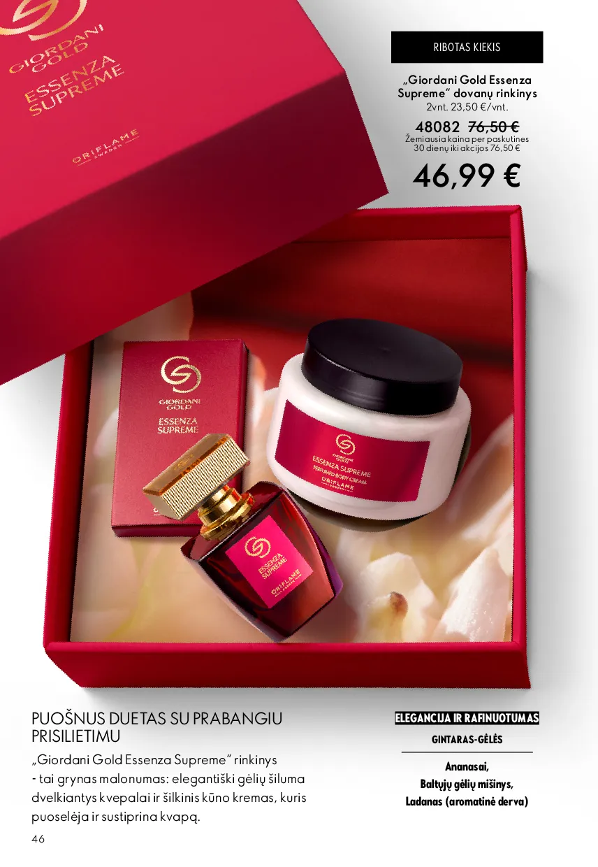 Oriflame akcijos šią savaitę. Galioja nuo 2026-05-13 iki 2026-06-02 – 46 psl.