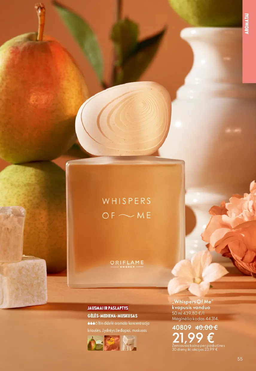 Oriflame akcijos šią savaitę. Galioja nuo 2026-05-13 iki 2026-06-02 – 55 psl.