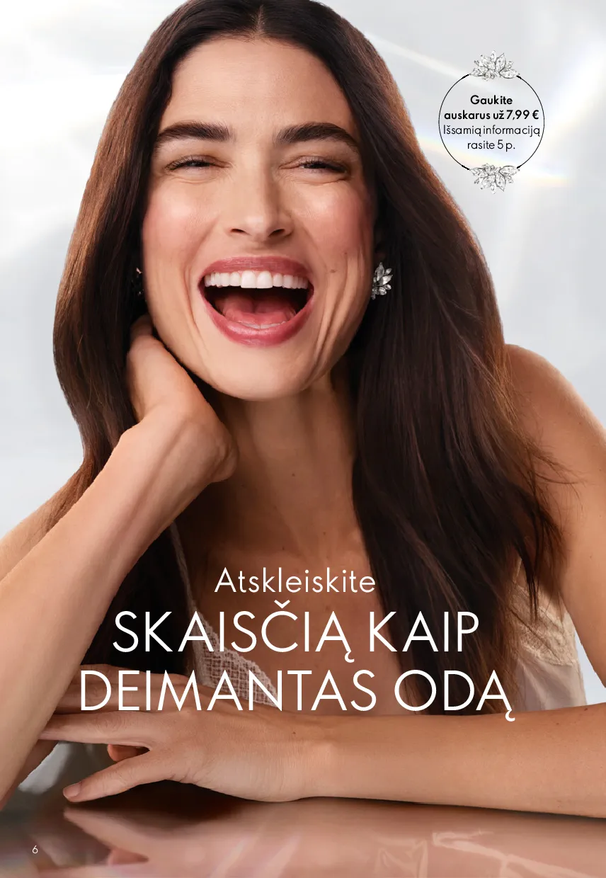 Oriflame akcijos šią savaitę. Galioja nuo 2026-05-13 iki 2026-06-02 – 6 psl.