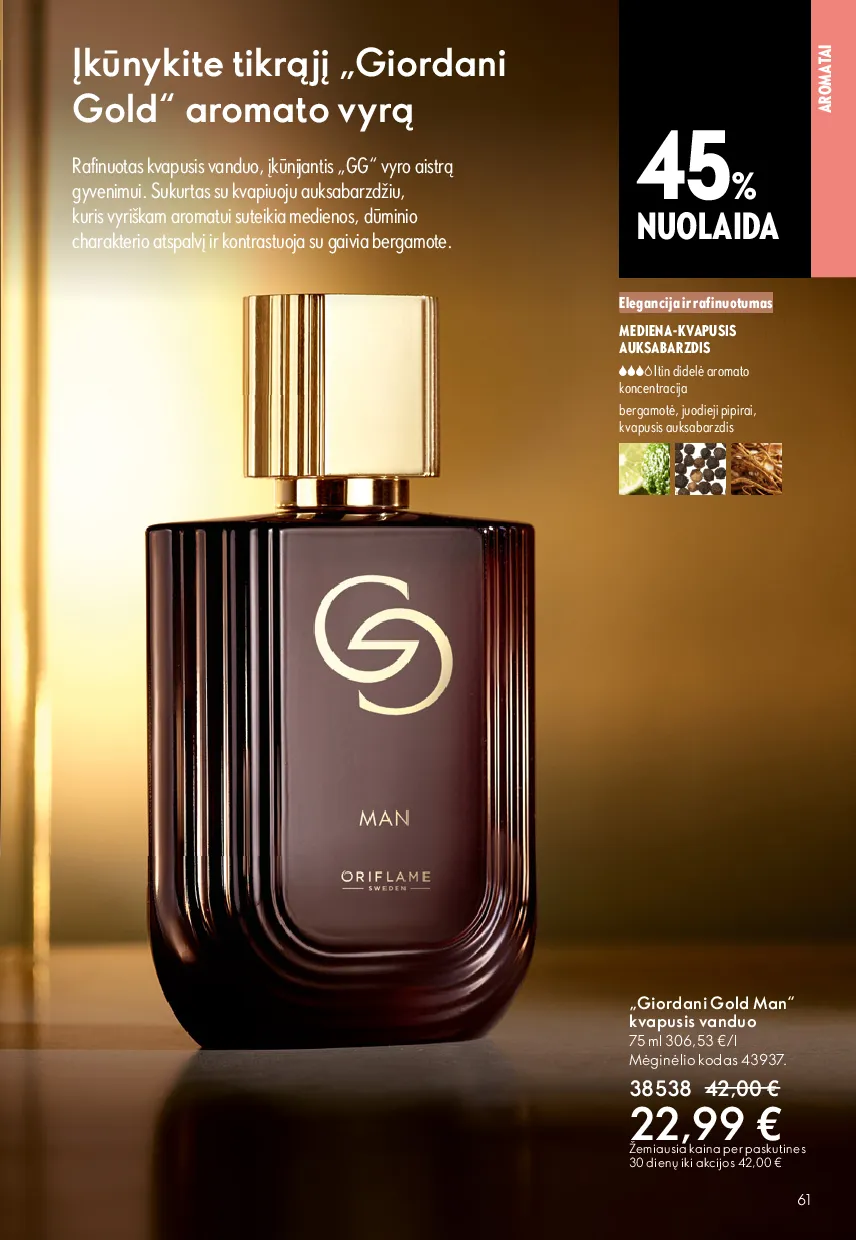 Oriflame akcijos šią savaitę. Galioja nuo 2026-05-13 iki 2026-06-02 – 61 psl.