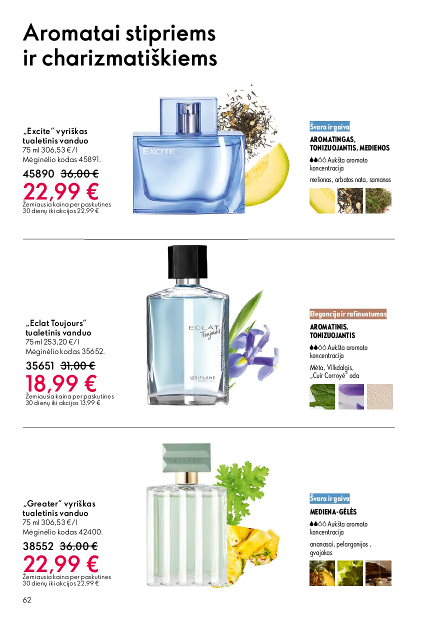 Oriflame akcijos šią savaitę. Galioja nuo 2026-05-13 iki 2026-06-02 – 62 psl.