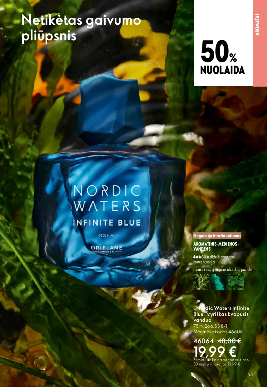 Oriflame akcijos šią savaitę. Galioja nuo 2026-05-13 iki 2026-06-02 – 63 psl.