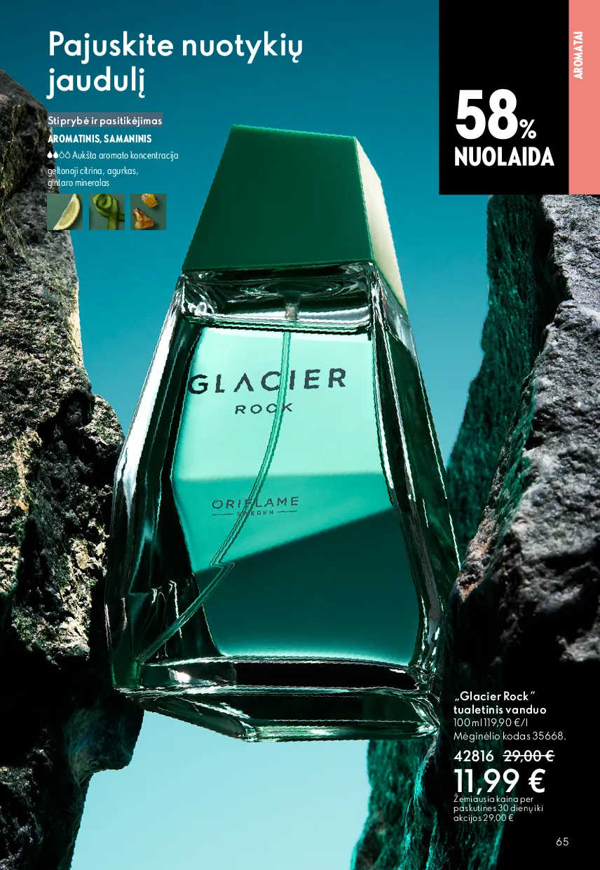 Oriflame akcijos šią savaitę. Galioja nuo 2026-05-13 iki 2026-06-02 – 65 psl.