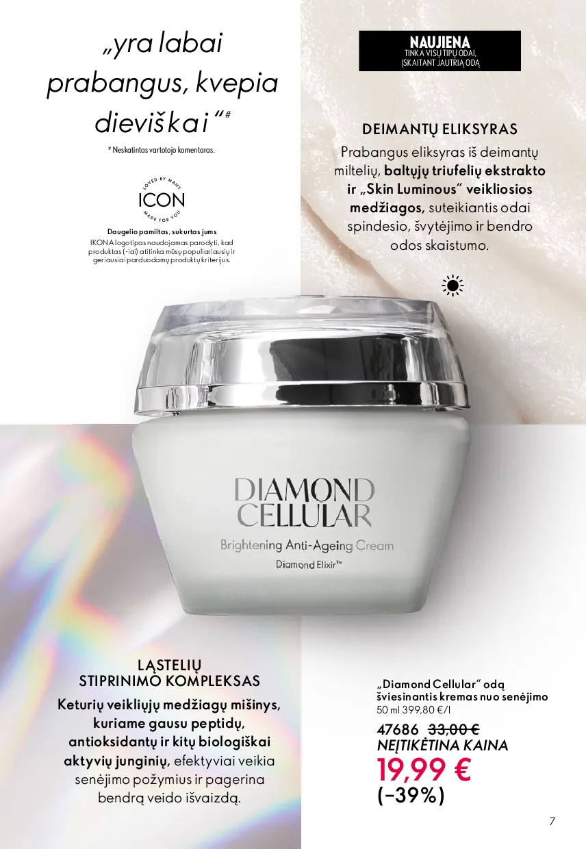 Oriflame akcijos šią savaitę. Galioja nuo 2026-05-13 iki 2026-06-02 – 7 psl.