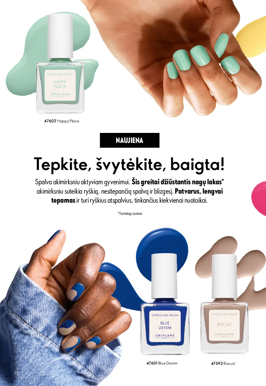 Oriflame akcijos šią savaitę. Galioja nuo 2026-05-13 iki 2026-06-02 – 70 psl.