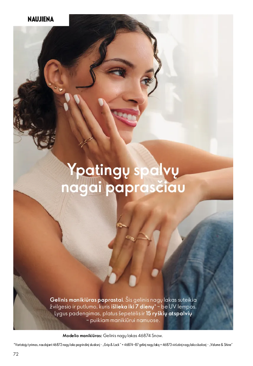 Oriflame akcijos šią savaitę. Galioja nuo 2026-05-13 iki 2026-06-02 – 72 psl.