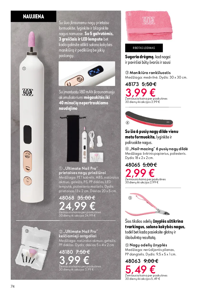 Oriflame akcijos šią savaitę. Galioja nuo 2026-05-13 iki 2026-06-02 – 74 psl.