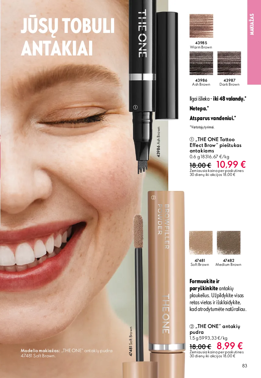 Oriflame akcijos šią savaitę. Galioja nuo 2026-05-13 iki 2026-06-02 – 83 psl.