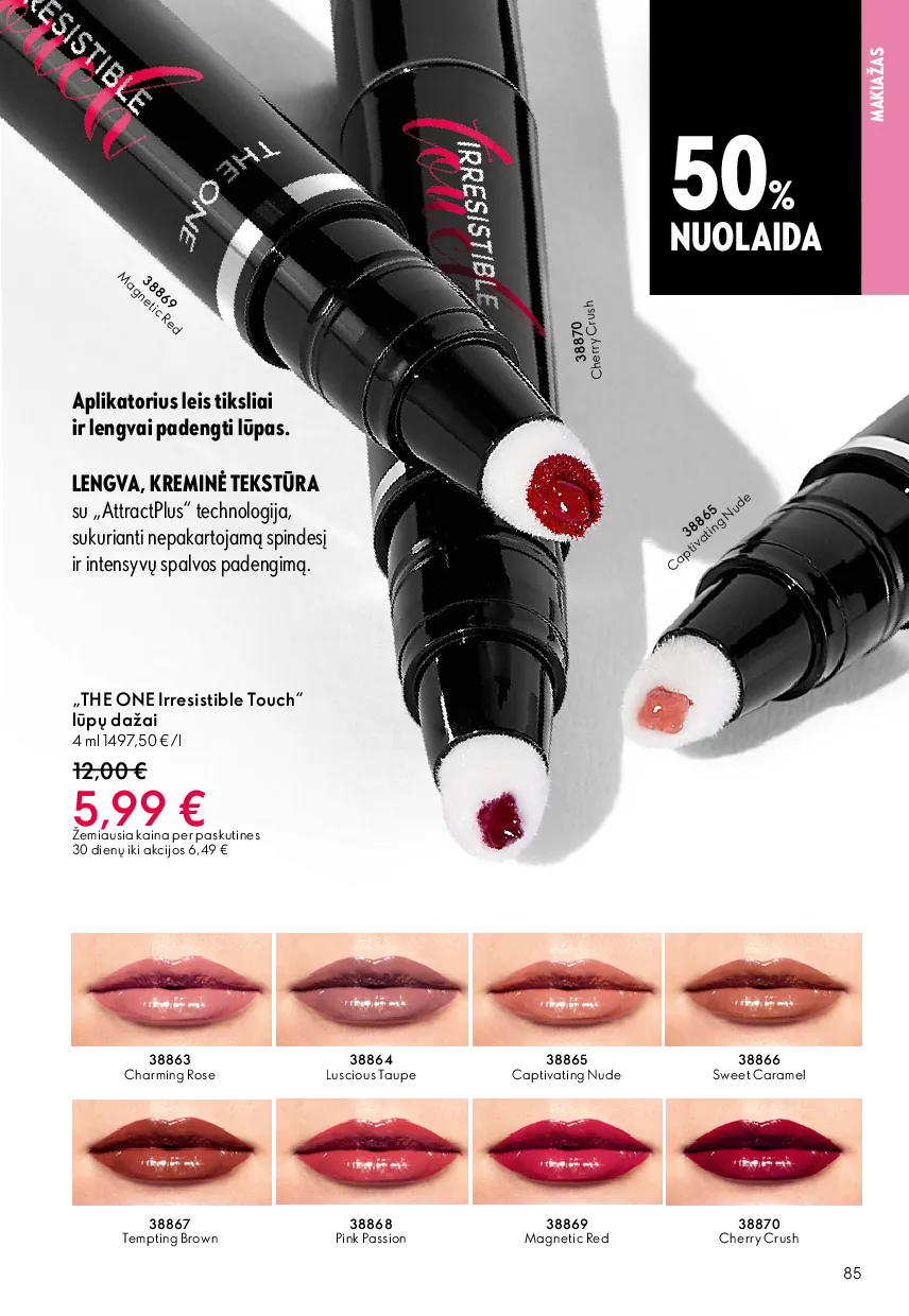 Oriflame akcijos šią savaitę. Galioja nuo 2026-05-13 iki 2026-06-02 – 85 psl.