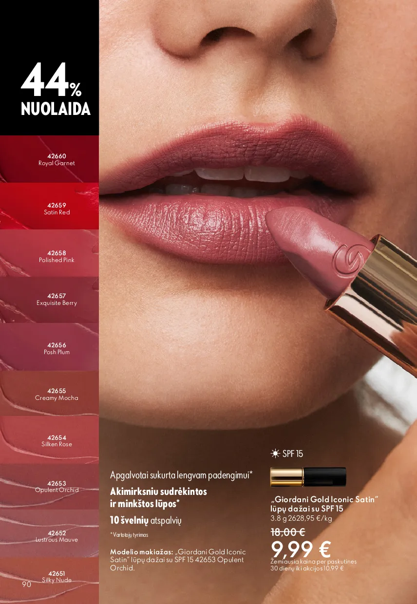 Oriflame akcijos šią savaitę. Galioja nuo 2026-05-13 iki 2026-06-02 – 90 psl.