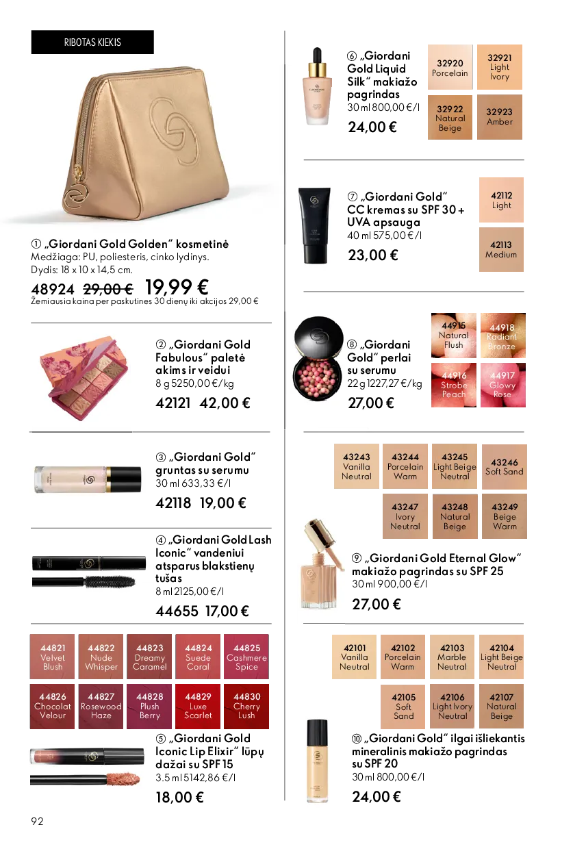 Oriflame akcijos šią savaitę. Galioja nuo 2026-05-13 iki 2026-06-02 – 92 psl.