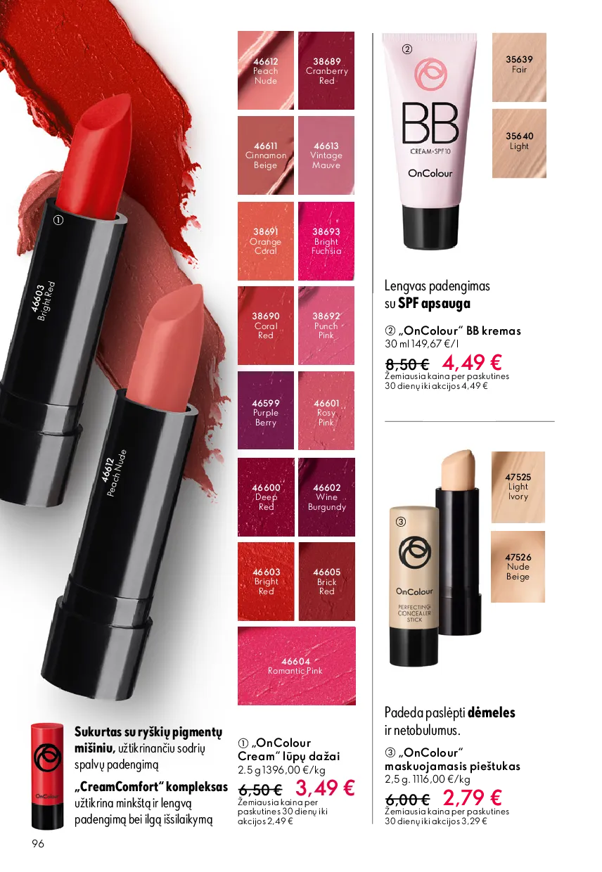 Oriflame akcijos šią savaitę. Galioja nuo 2026-05-13 iki 2026-06-02 – 96 psl.