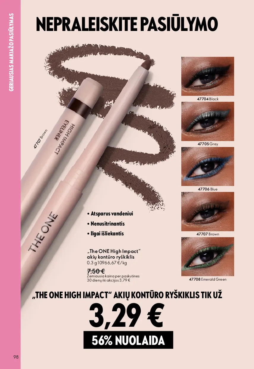 Oriflame akcijos šią savaitę. Galioja nuo 2026-05-13 iki 2026-06-02 – 98 psl.