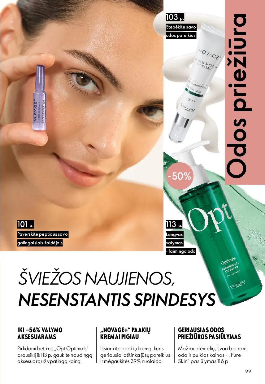 Oriflame akcijos šią savaitę. Galioja nuo 2026-05-13 iki 2026-06-02 – 99 psl.