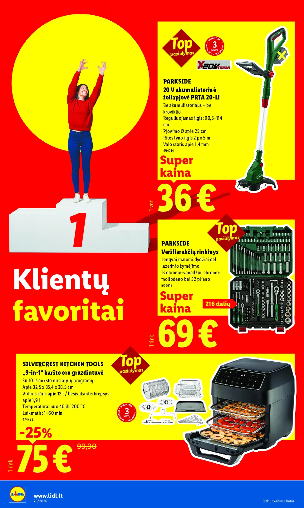 Lidl ne maisto naujas leidinys – 12 psl.