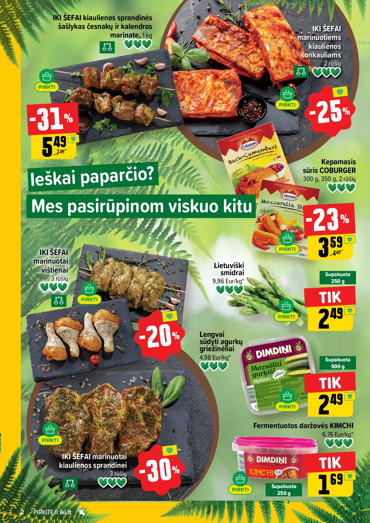 Iki akcijos šią savaitę. Galioja nuo 2026-06-22 iki 2026-06-28 – 2 psl.