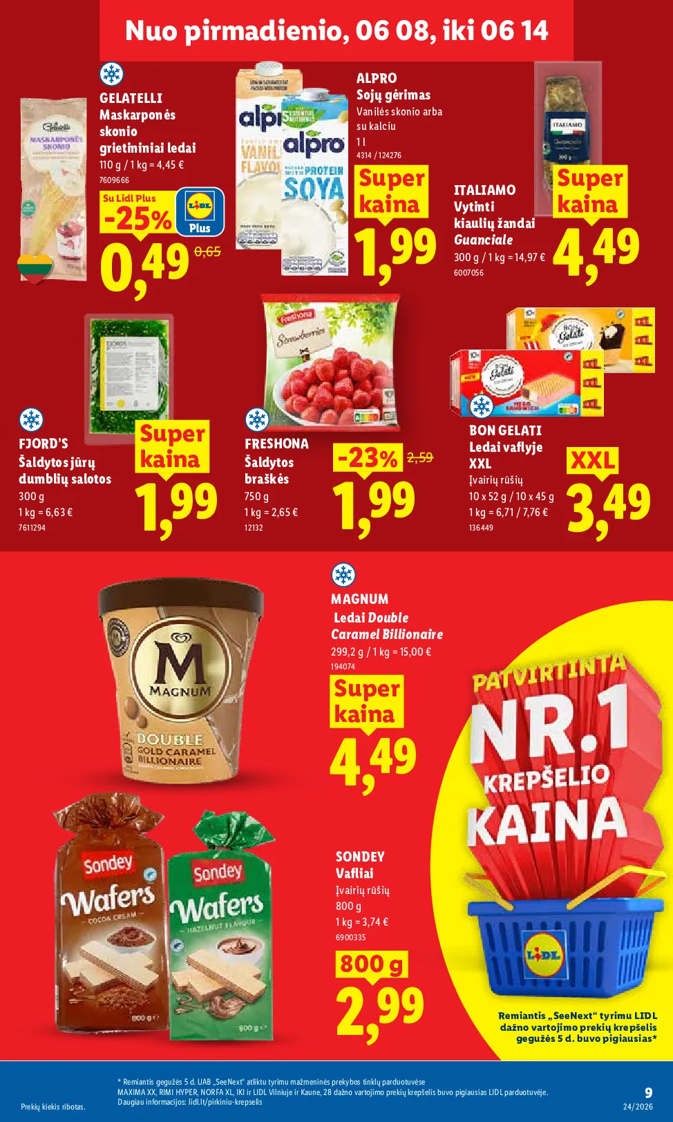 Lidl maisto prekių leidinys – 13 psl.