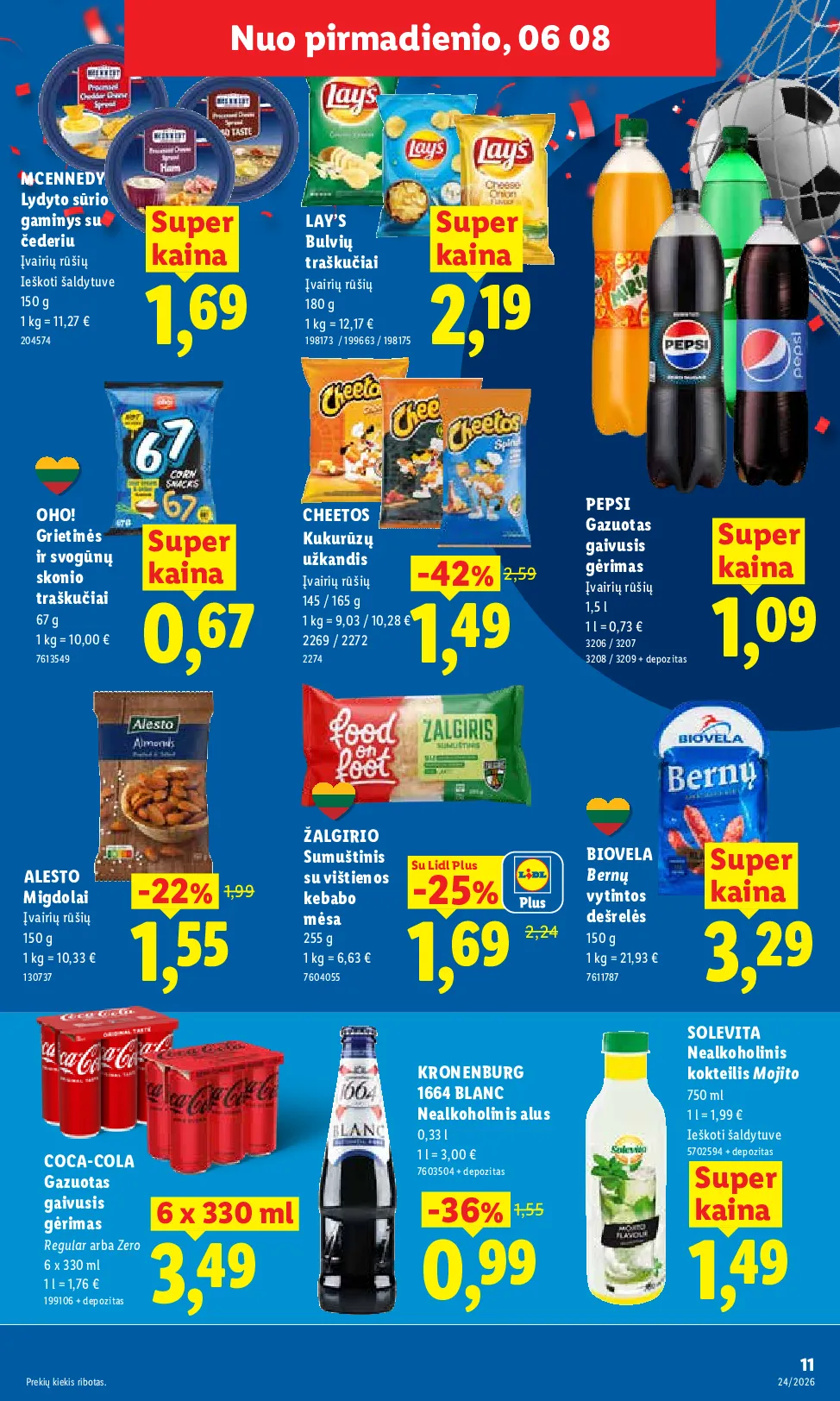 Lidl maisto prekių leidinys – 15 psl.