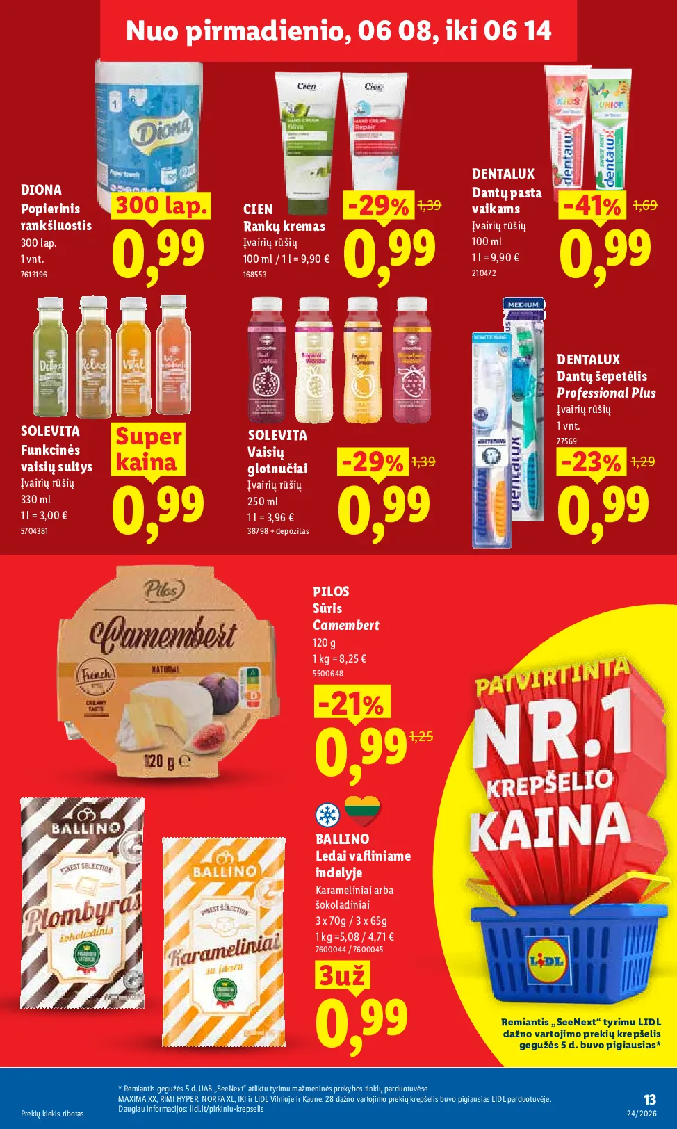 Lidl maisto prekių leidinys – 17 psl.