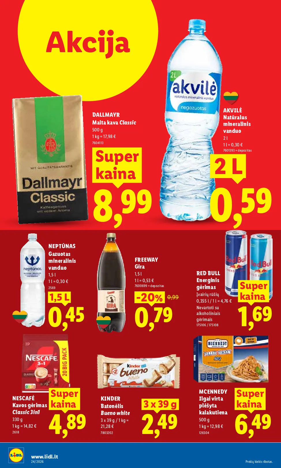 Lidl maisto prekių leidinys – 18 psl.