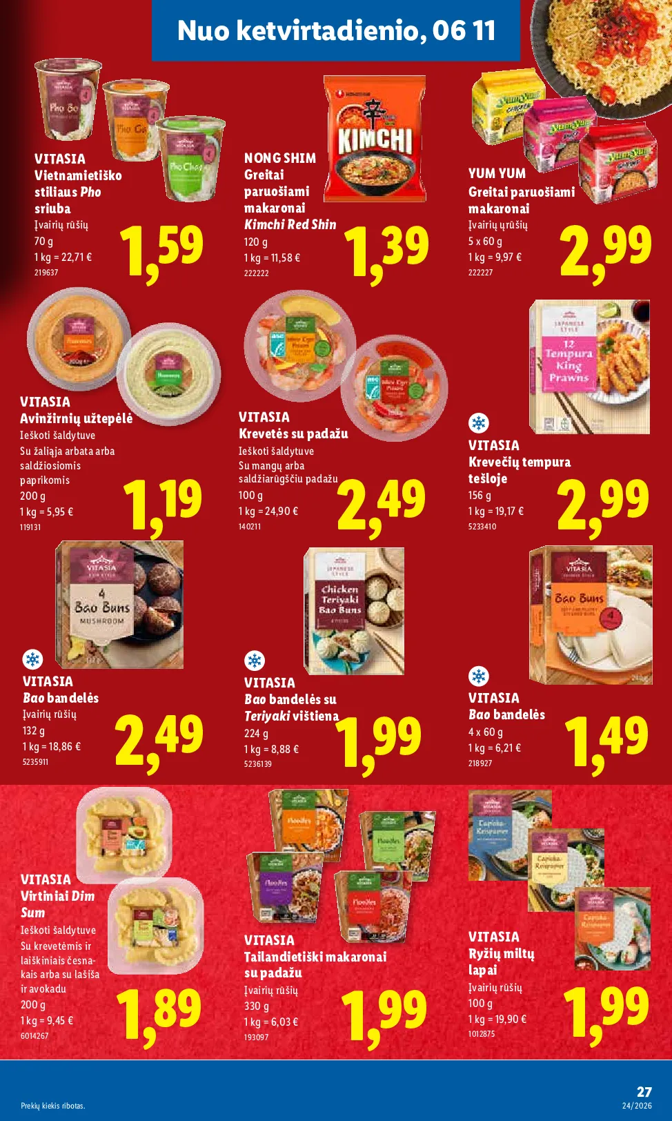 Lidl maisto prekių leidinys – 23 psl.