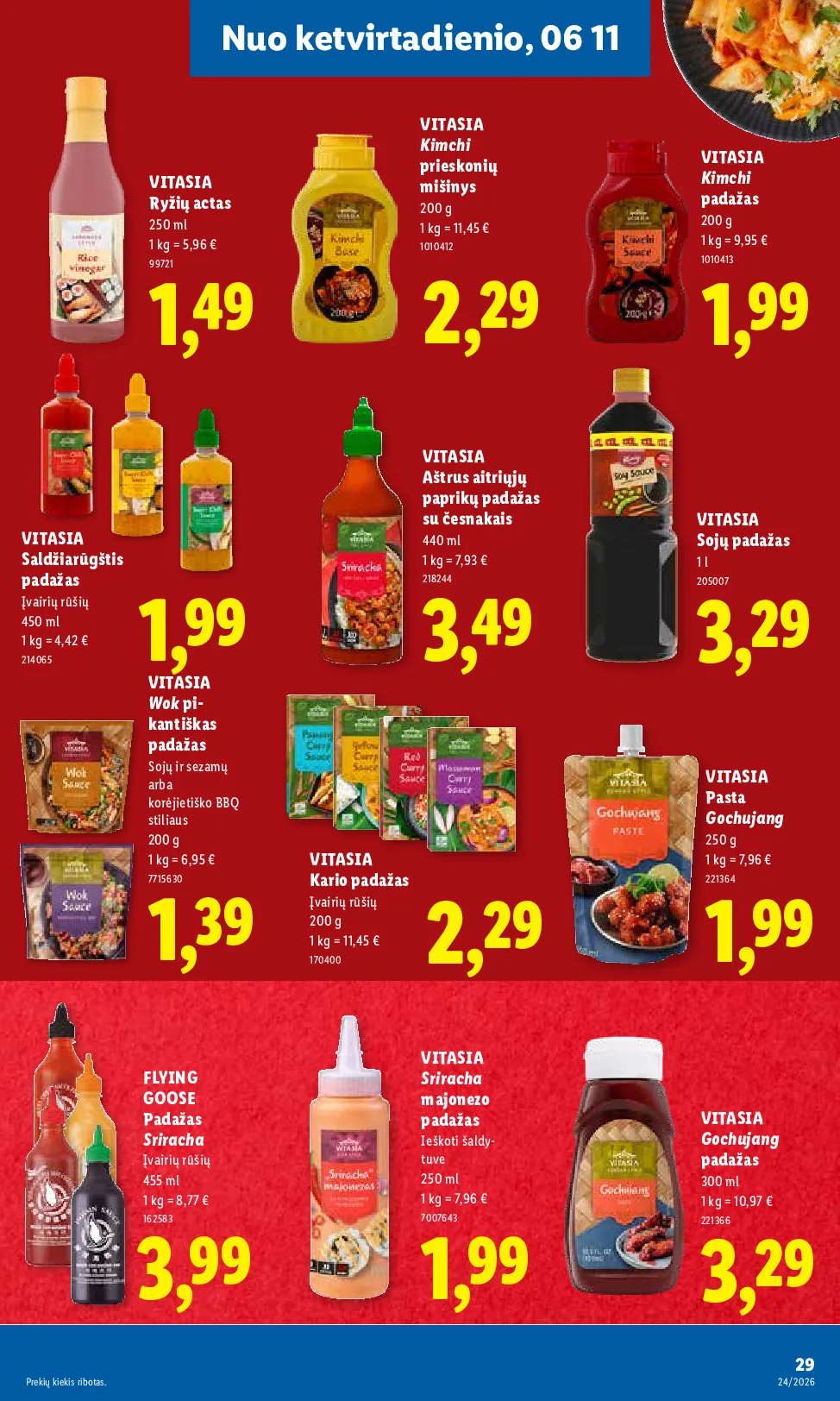 Lidl maisto prekių leidinys – 25 psl.