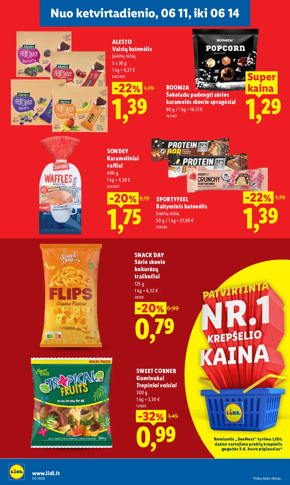 Lidl maisto prekių leidinys – 32 psl.