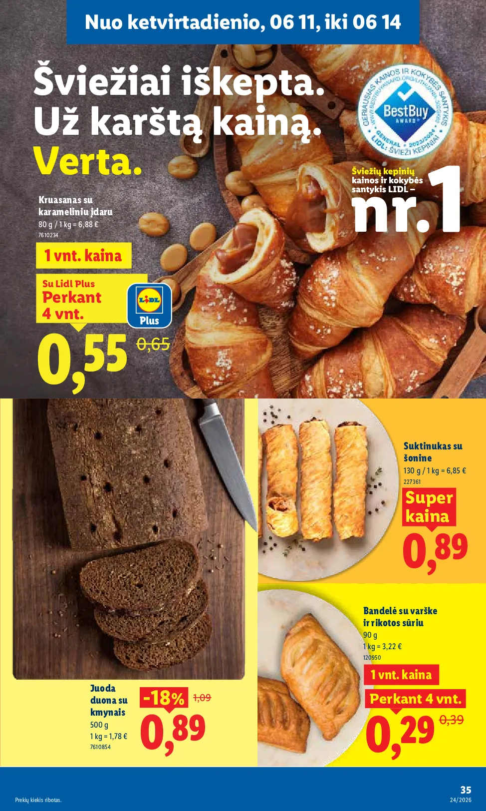 Lidl maisto prekių leidinys – 33 psl.