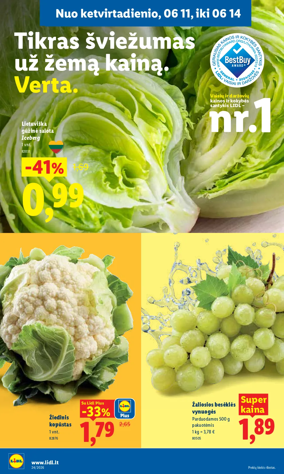 Lidl maisto prekių leidinys – 34 psl.