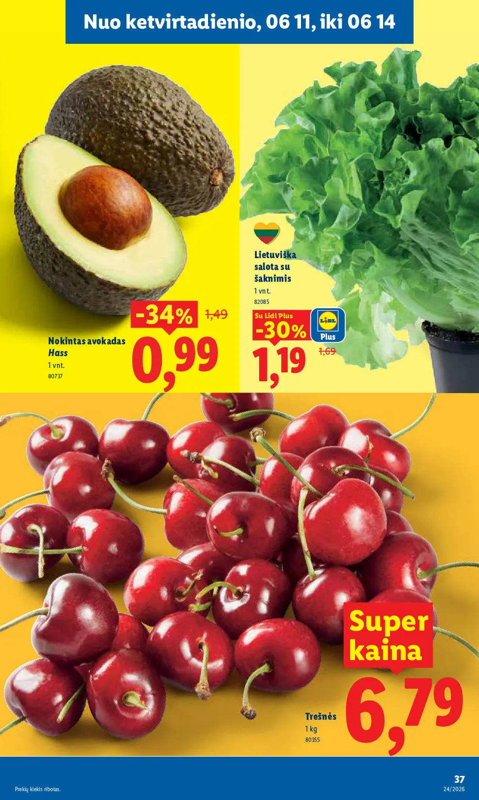 Lidl maisto prekių leidinys – 35 psl.
