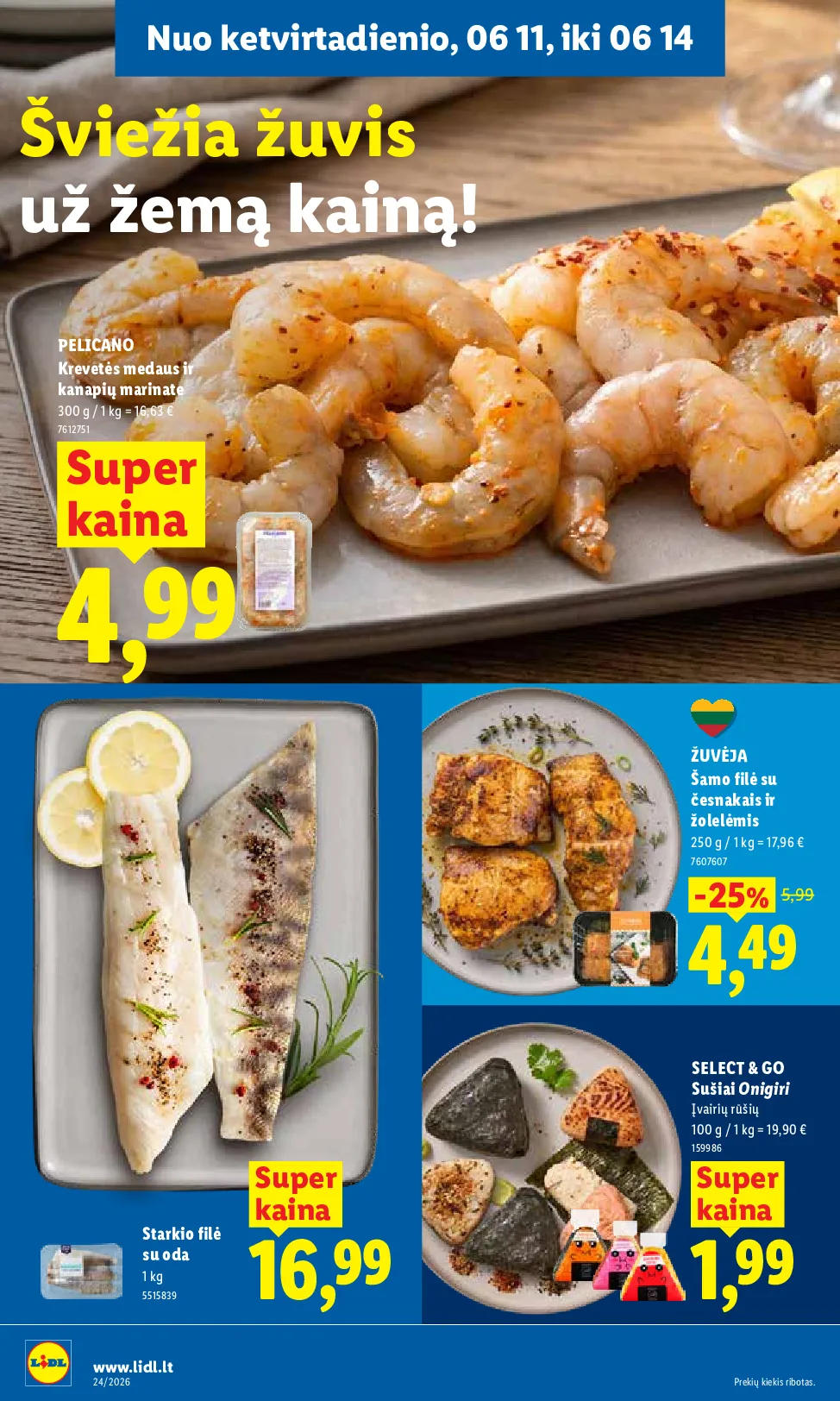 Lidl maisto prekių leidinys – 36 psl.