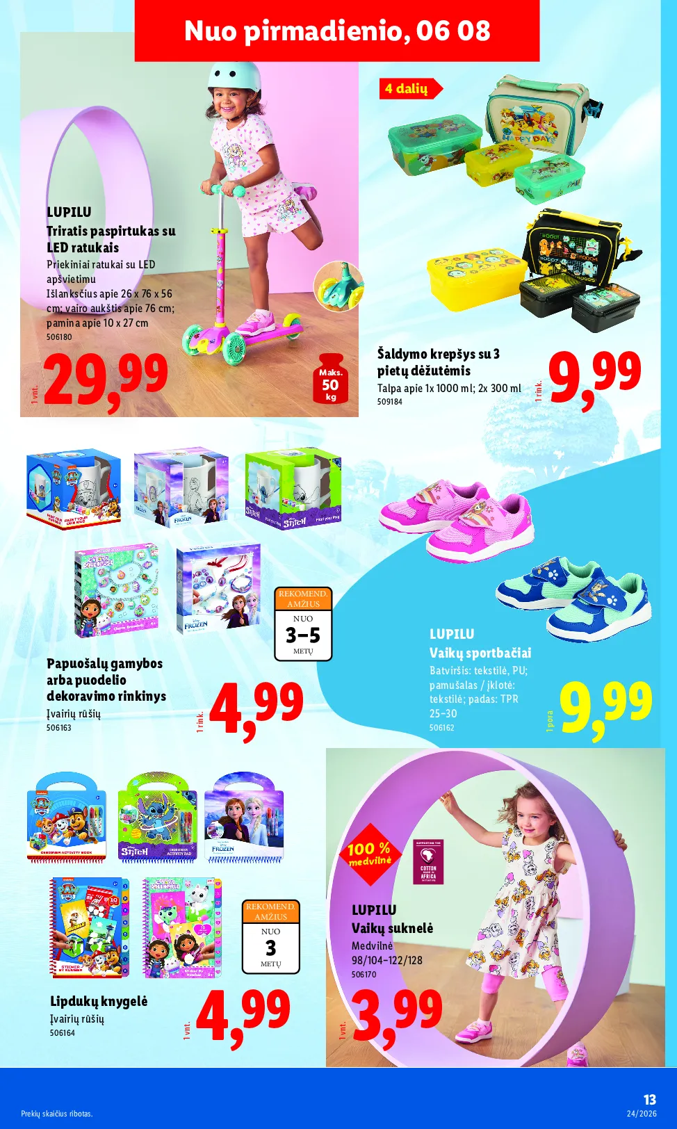 Lidl ne maisto prekių leidinys – 13 psl.