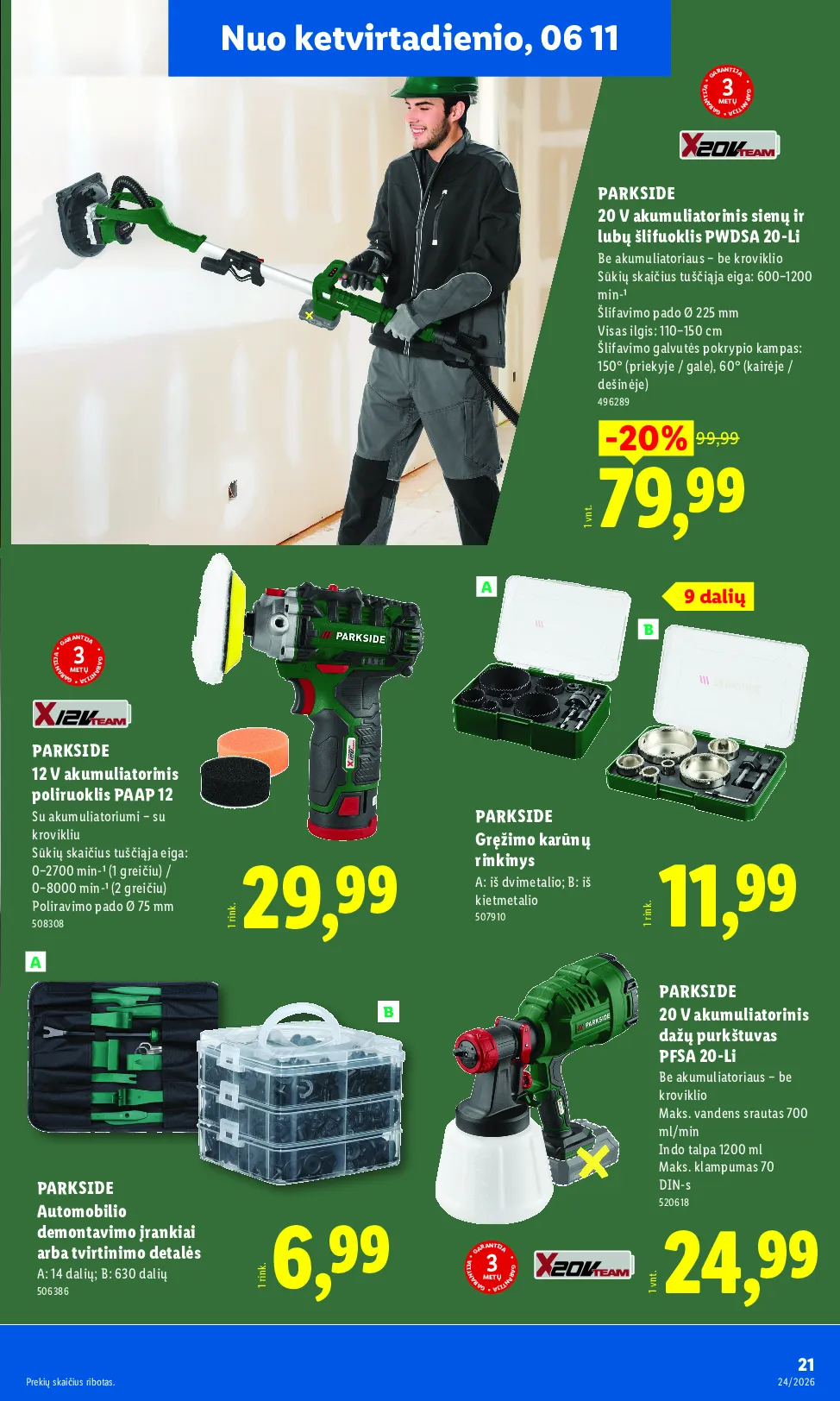 Lidl ne maisto prekių leidinys – 21 psl.