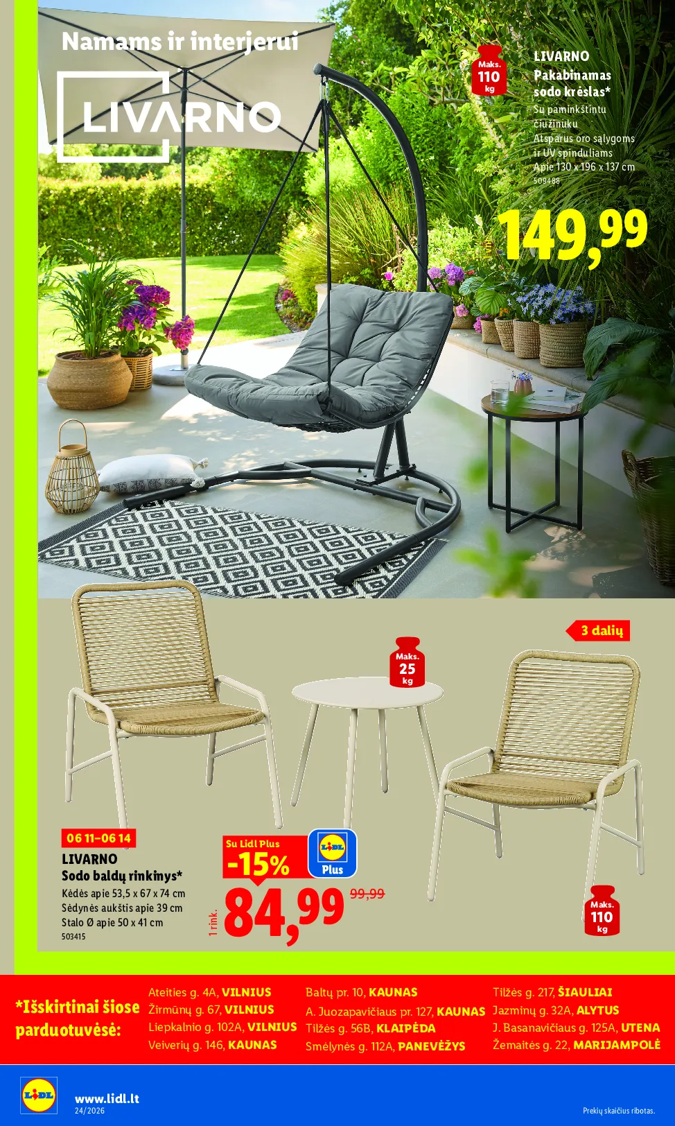 Lidl ne maisto prekių leidinys – 30 psl.