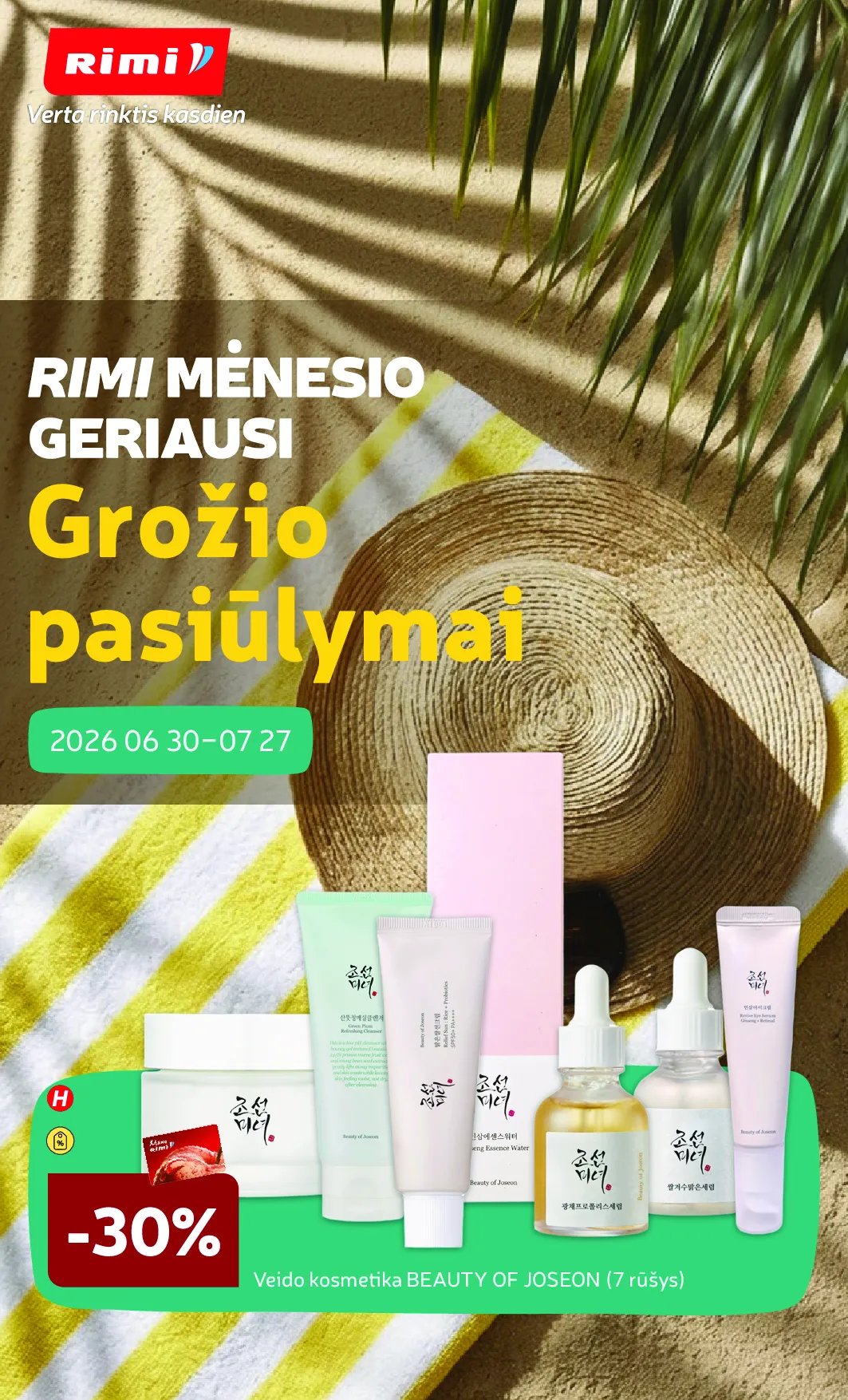 Rimi grožio prekių katalogas – 1 psl.