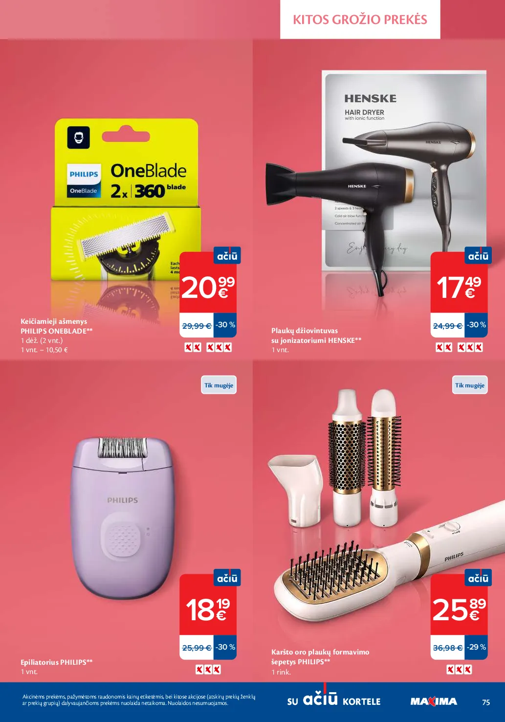 Maxima grožio mugė – 75 psl.