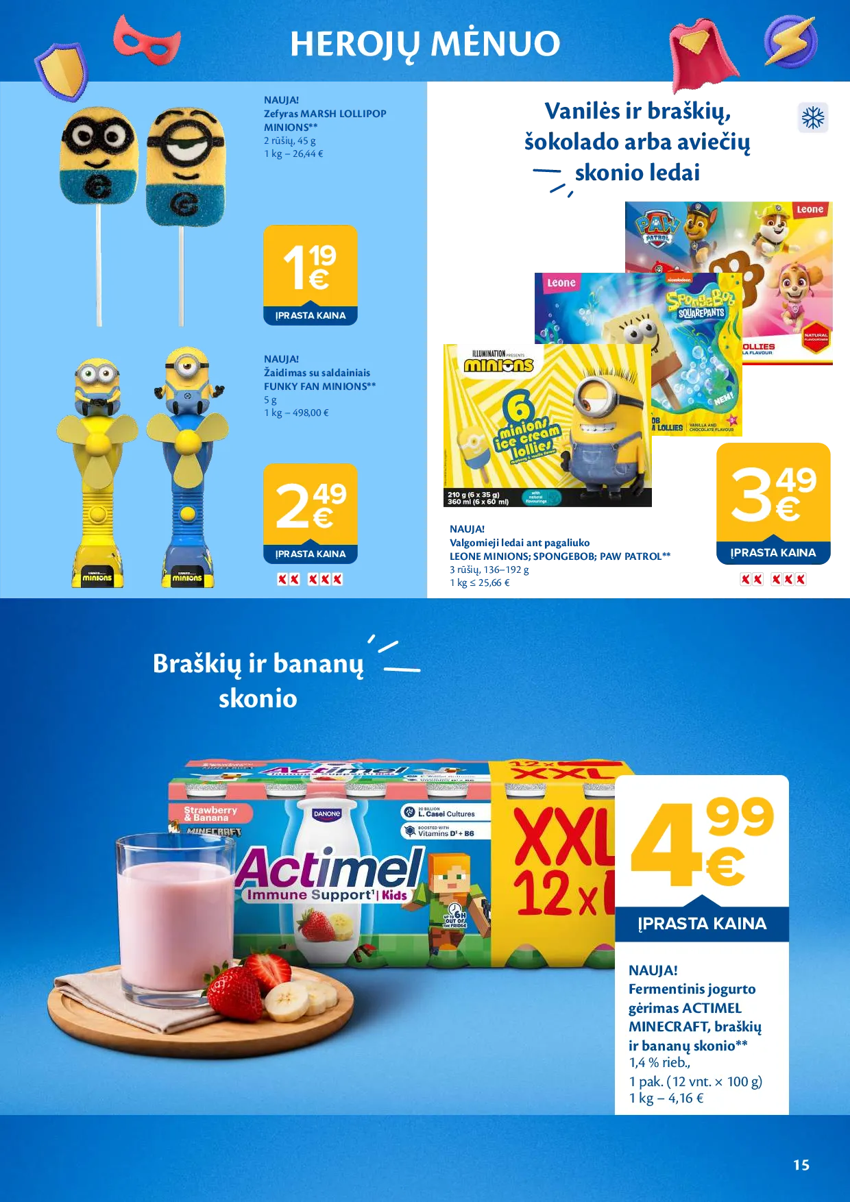 Maxima herojų mėnuo – 15 psl.