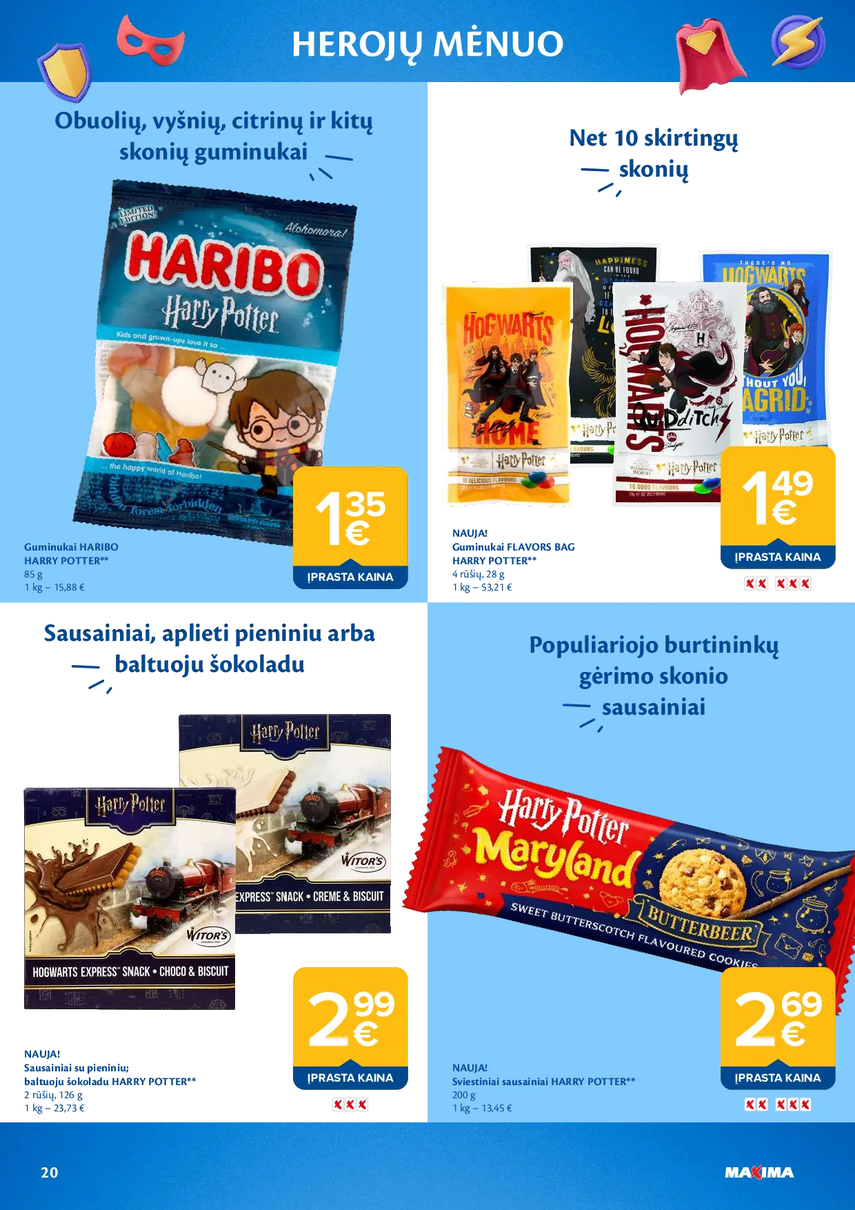 Maxima herojų mėnuo – 20 psl.