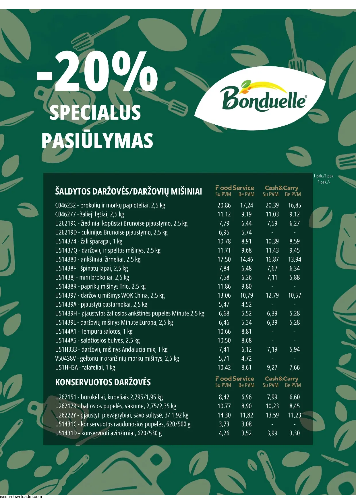 PROMO Cash&Carry maisto akcijų leidinys – 13 psl.