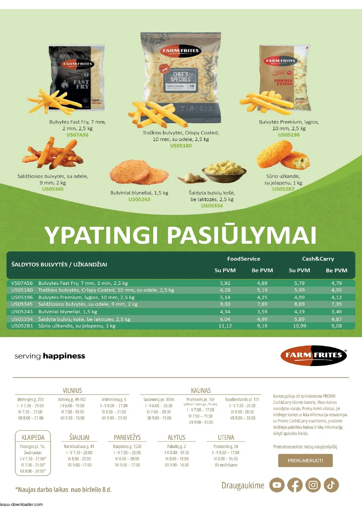PROMO Cash&Carry maisto akcijų leidinys – 14 psl.