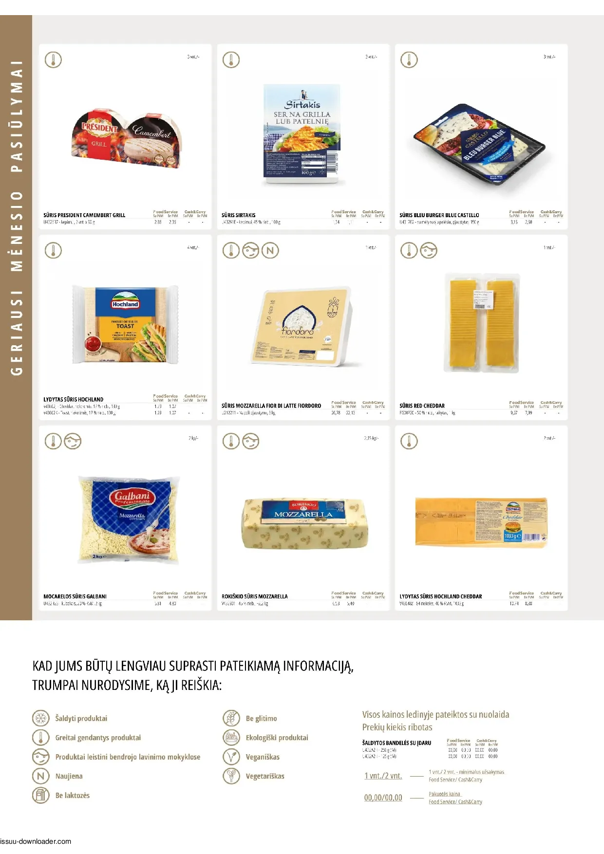 PROMO Cash&Carry maisto akcijų leidinys – 2 psl.