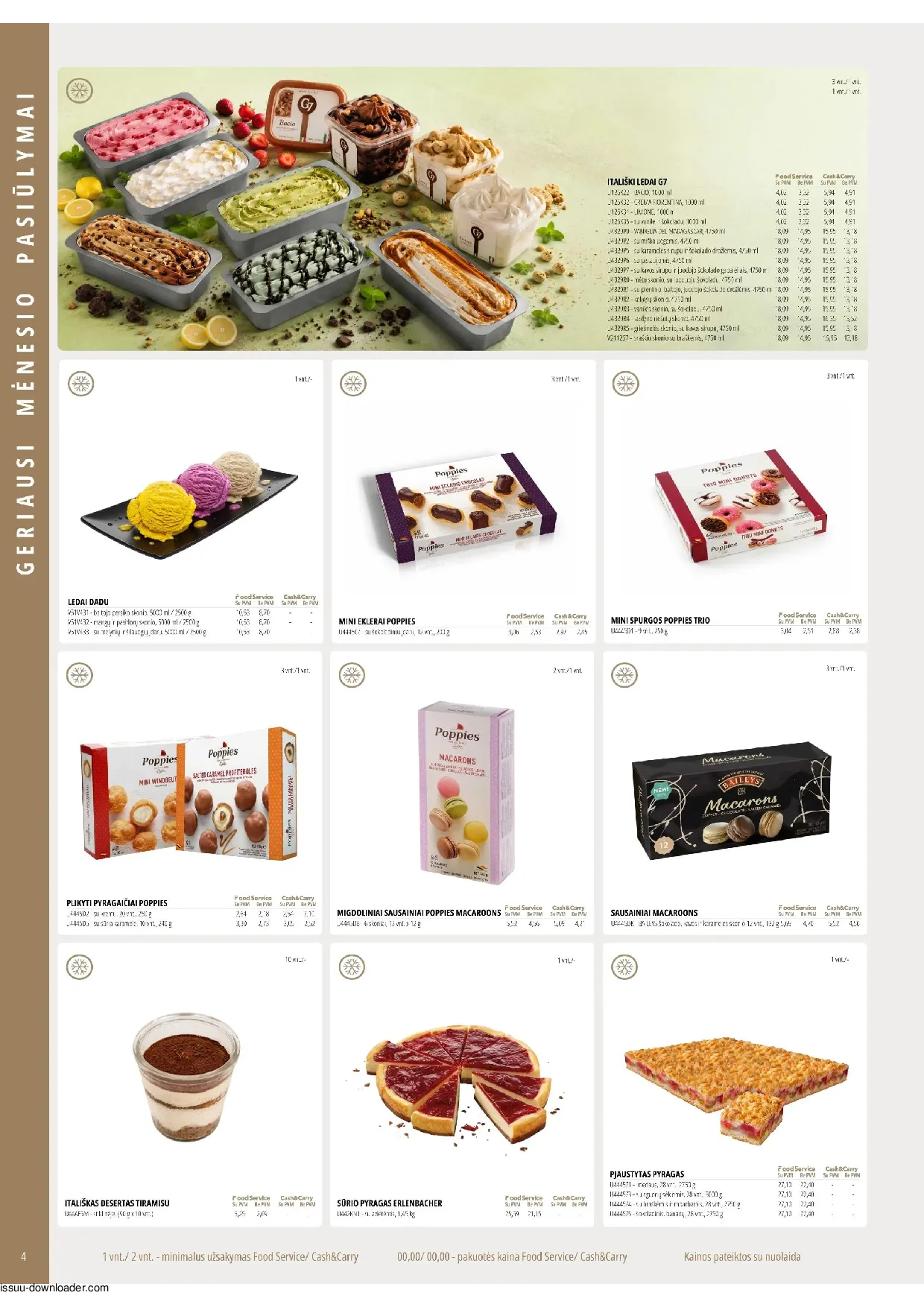 PROMO Cash&Carry maisto akcijų leidinys – 4 psl.