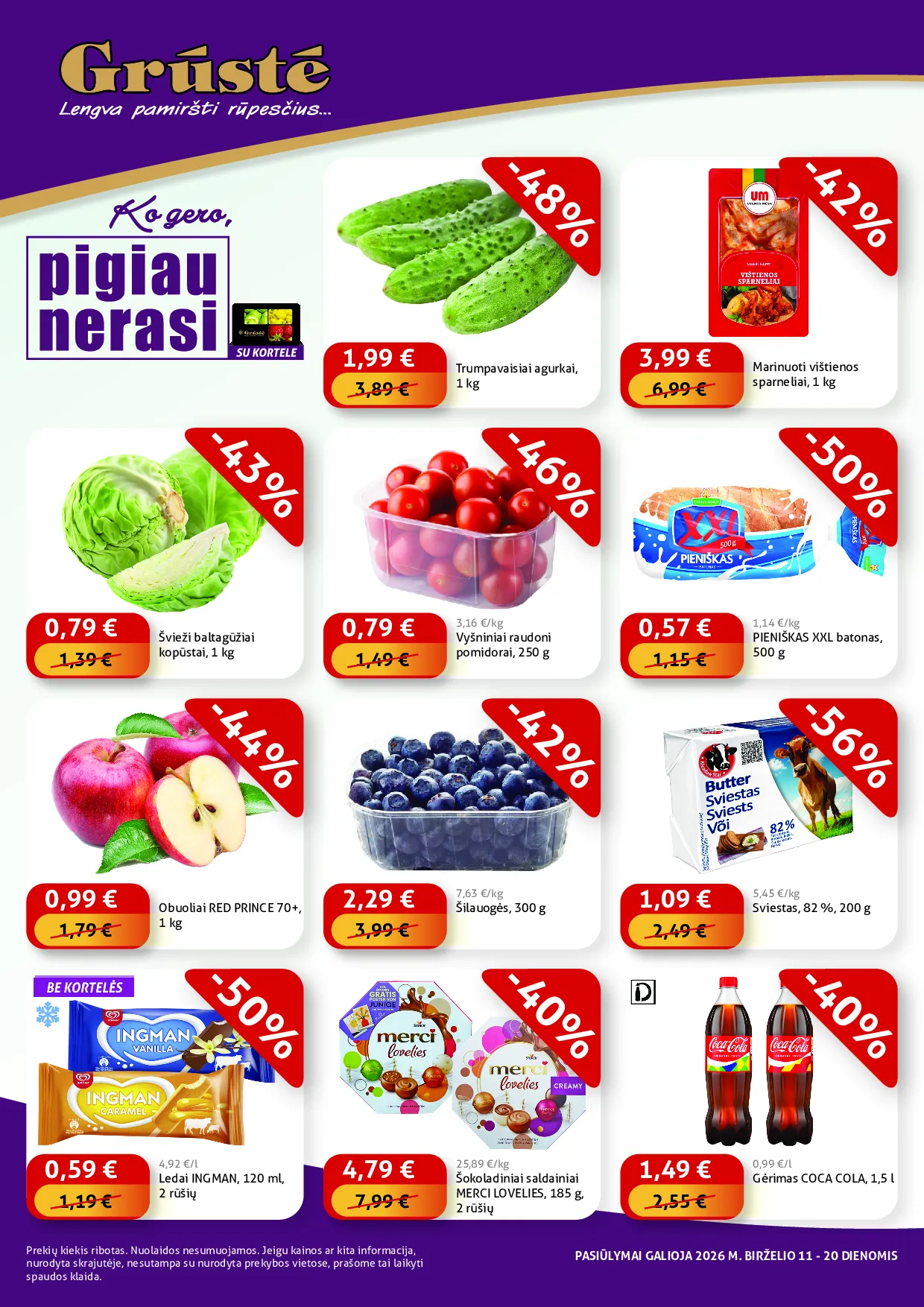 Grūstė pigiau nerasi – 1 psl.
