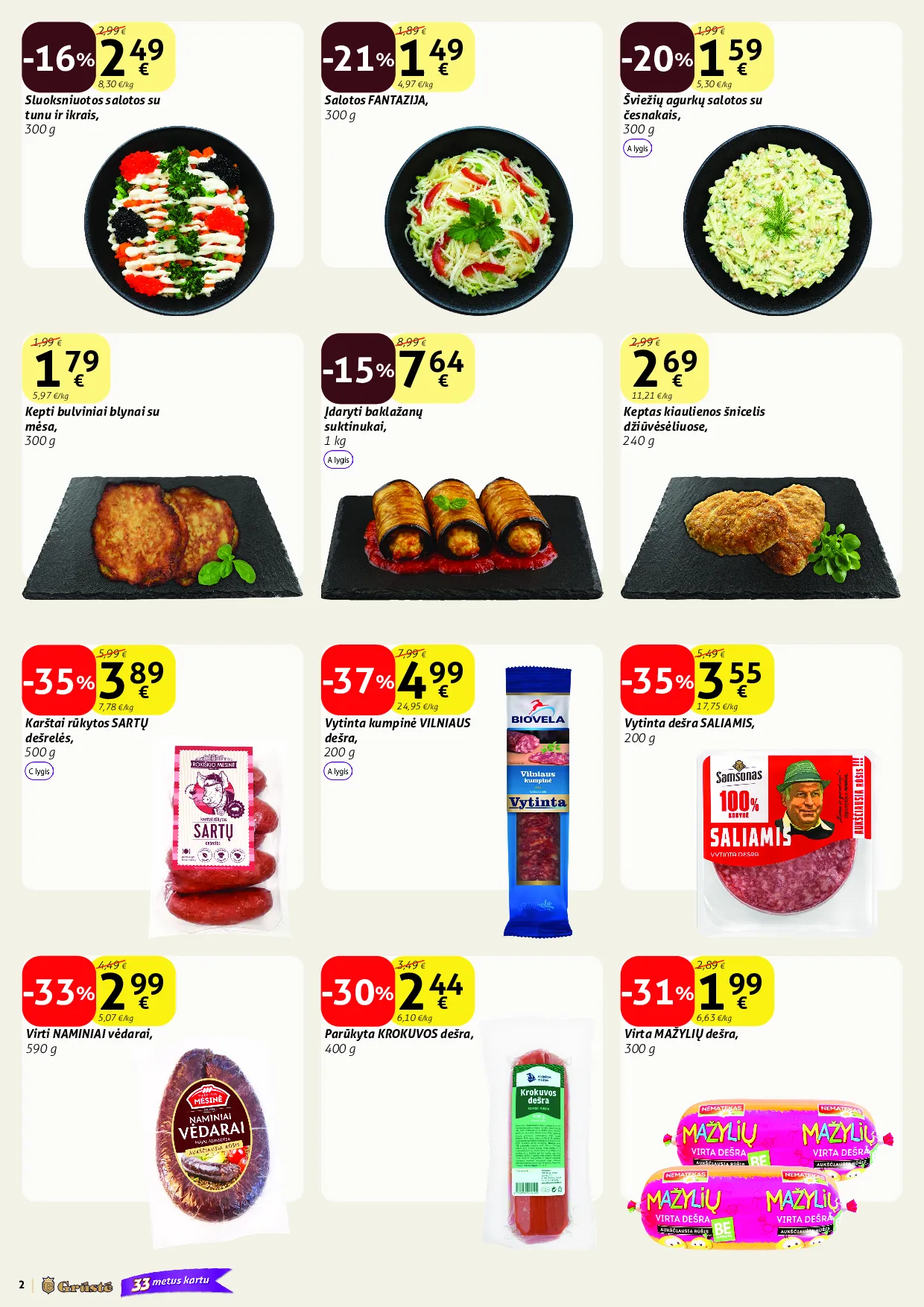 Grūstė leidinys – 2 psl.