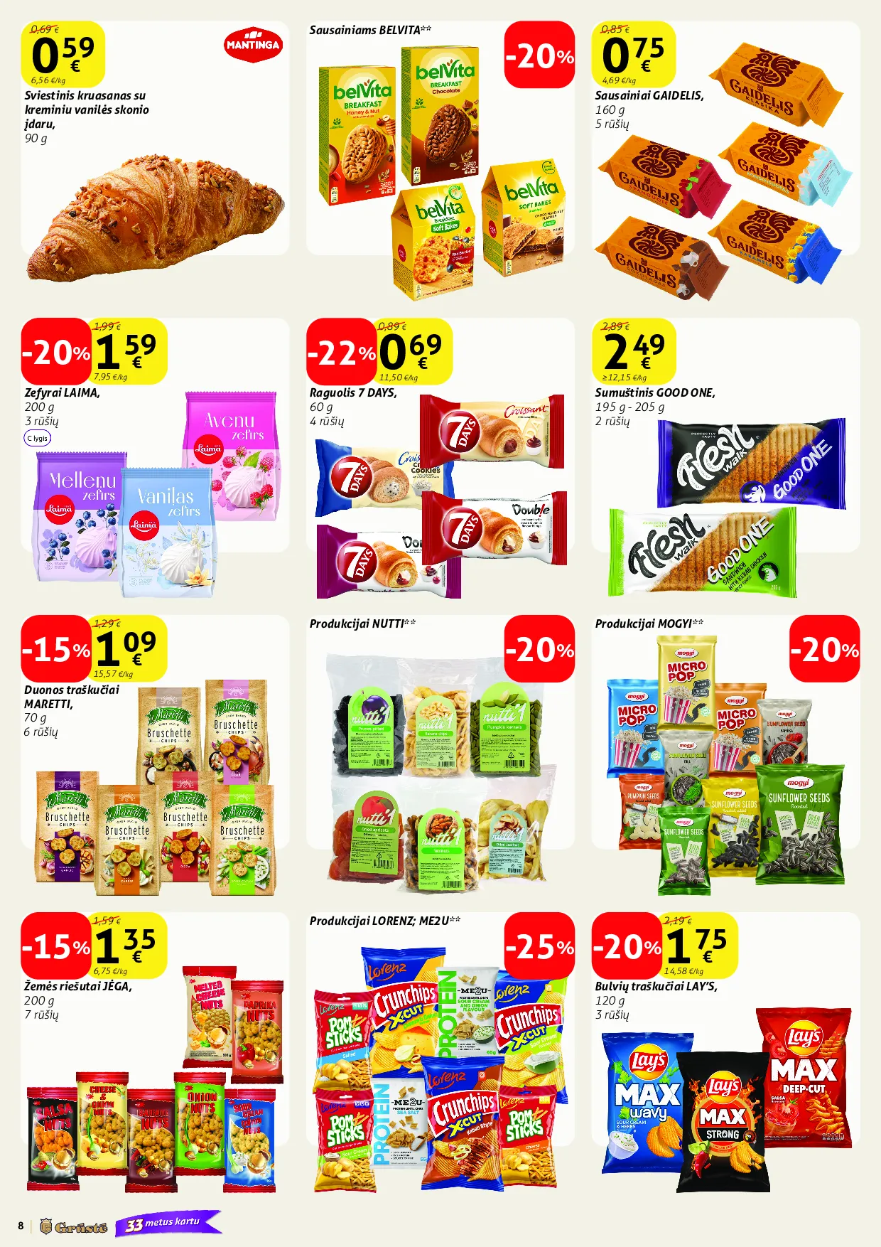 Grūstė leidinys – 8 psl.