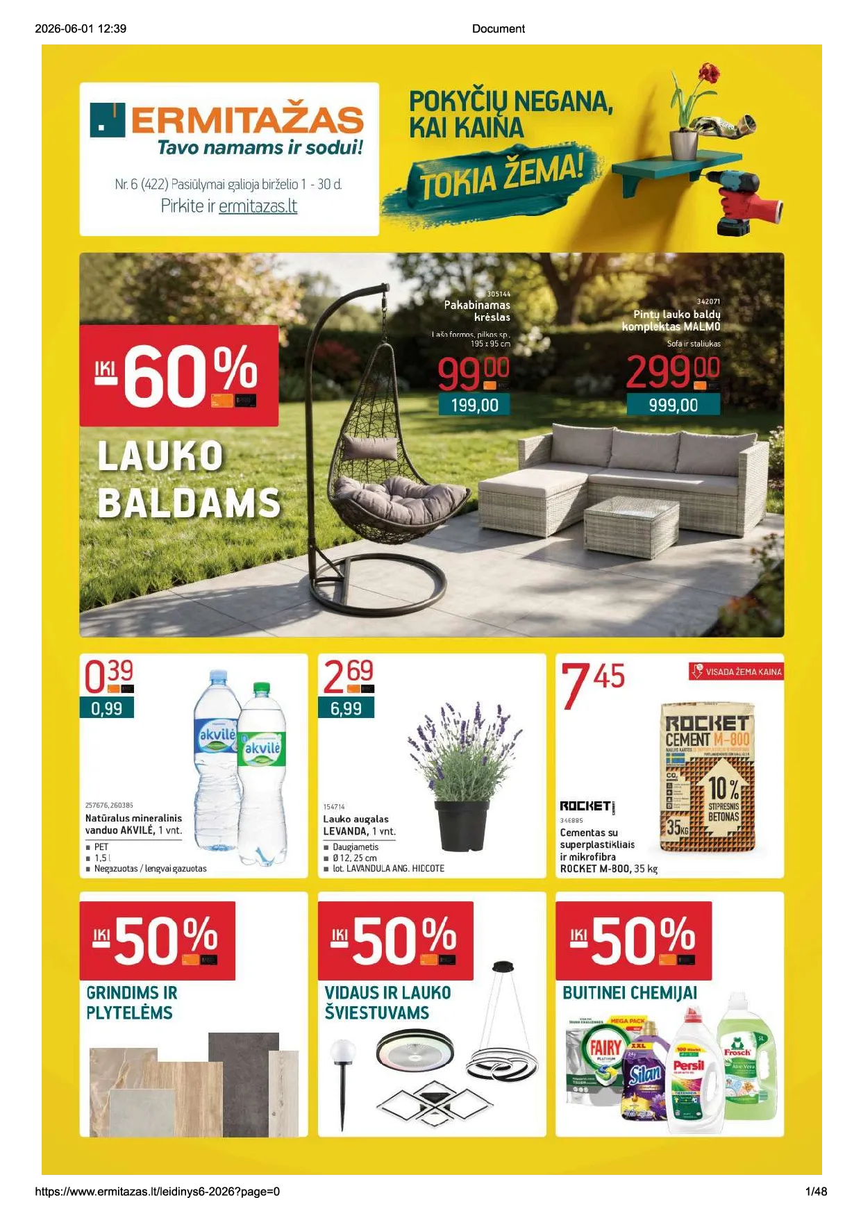 Ermitažas leidinys – 1 psl.