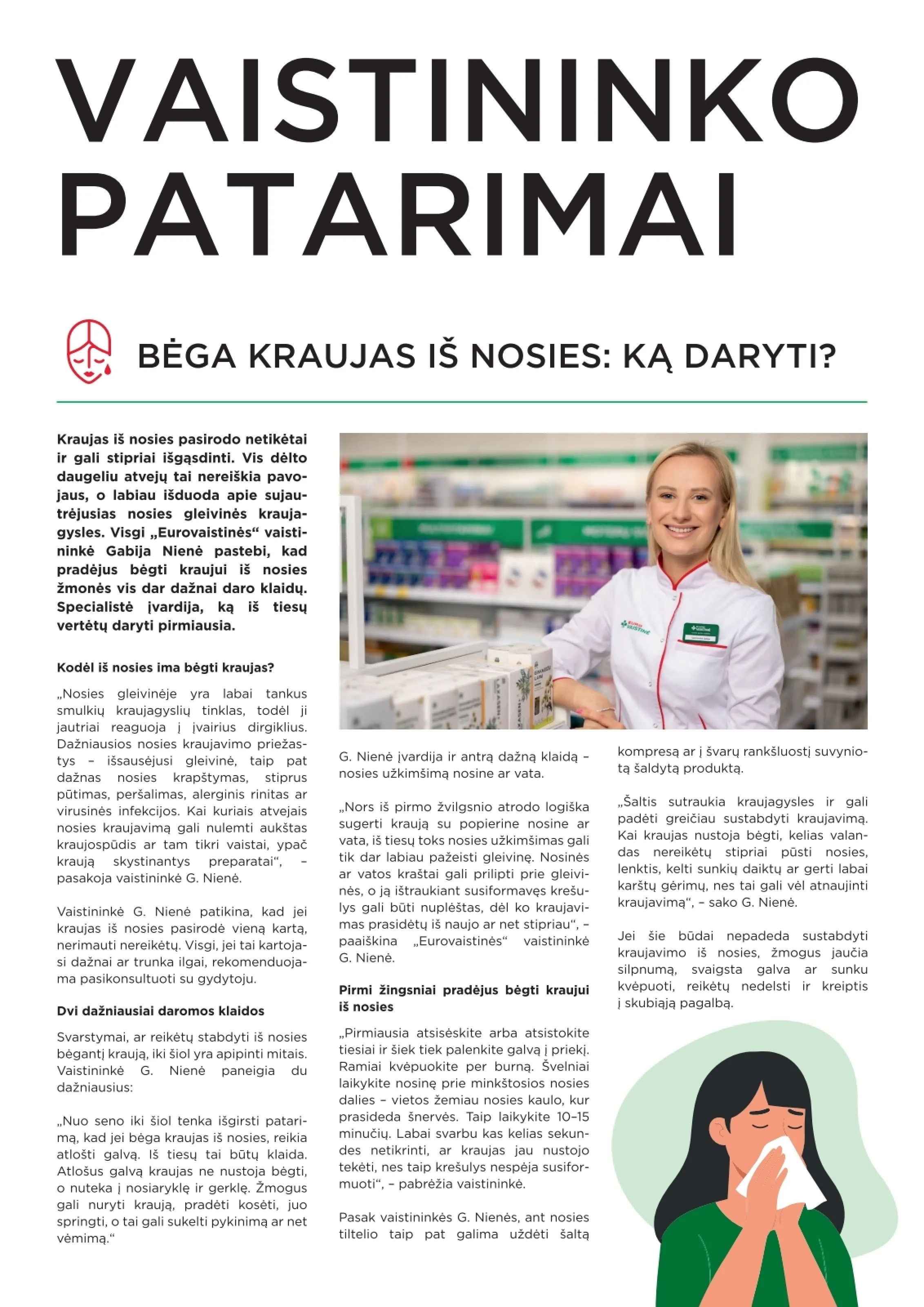 Eurovaistinė leidinys – 21 psl.